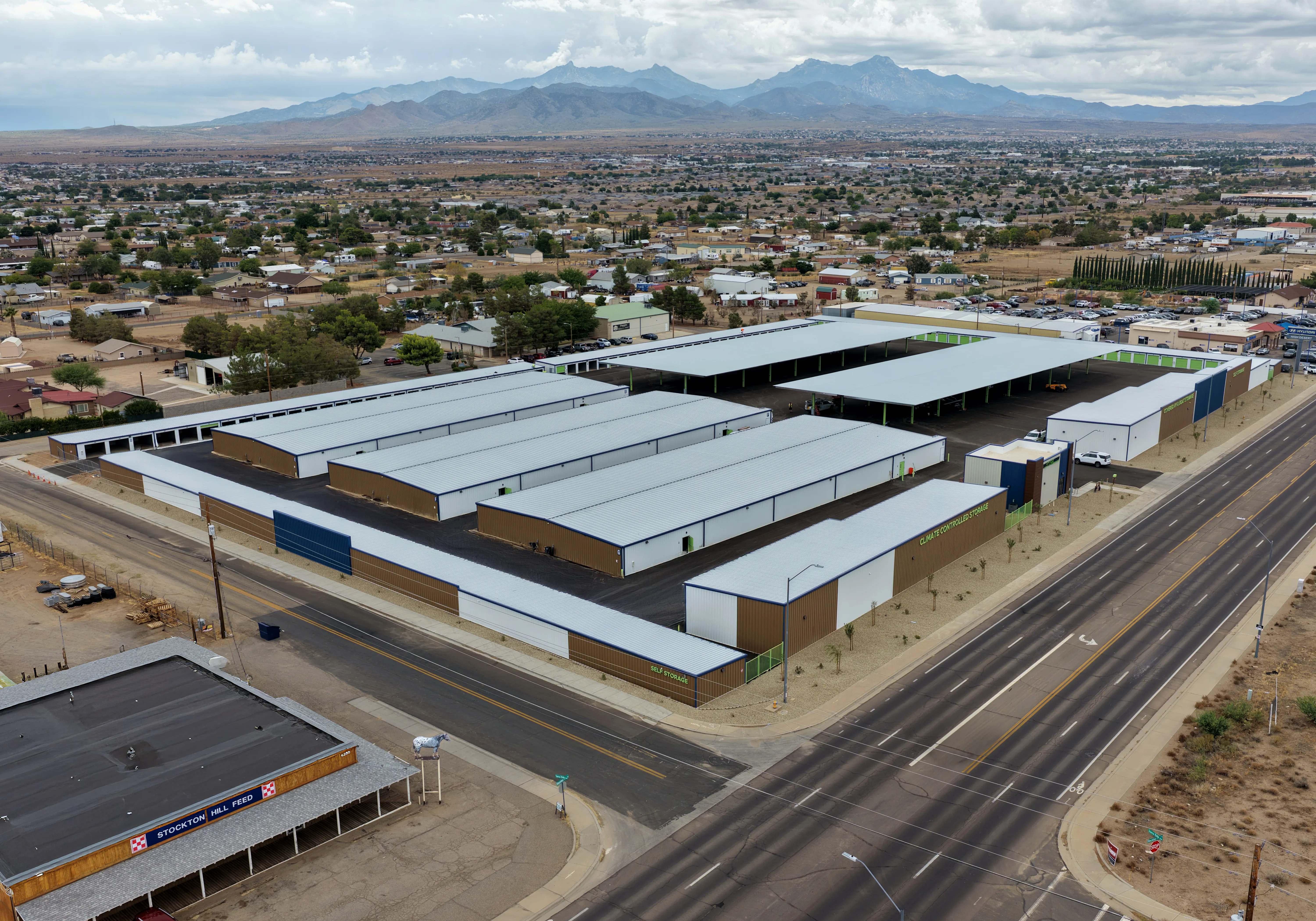 large self storage facility 